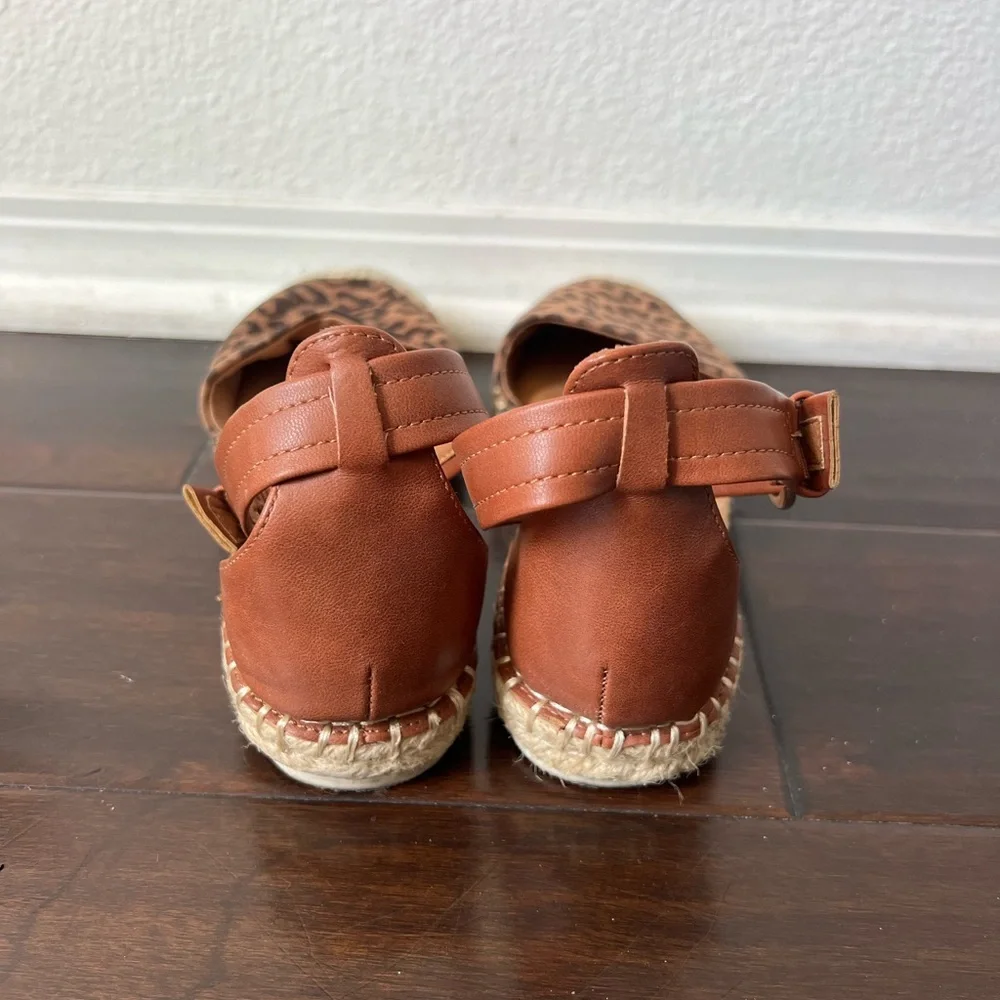 A New Day Women's Leopard Print Espadrille Flats
